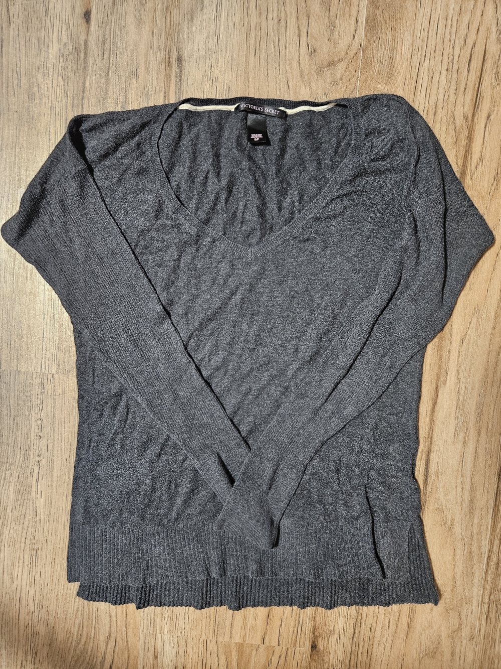 Victoria's Secret Dark Charcoal V-Neck Sweater